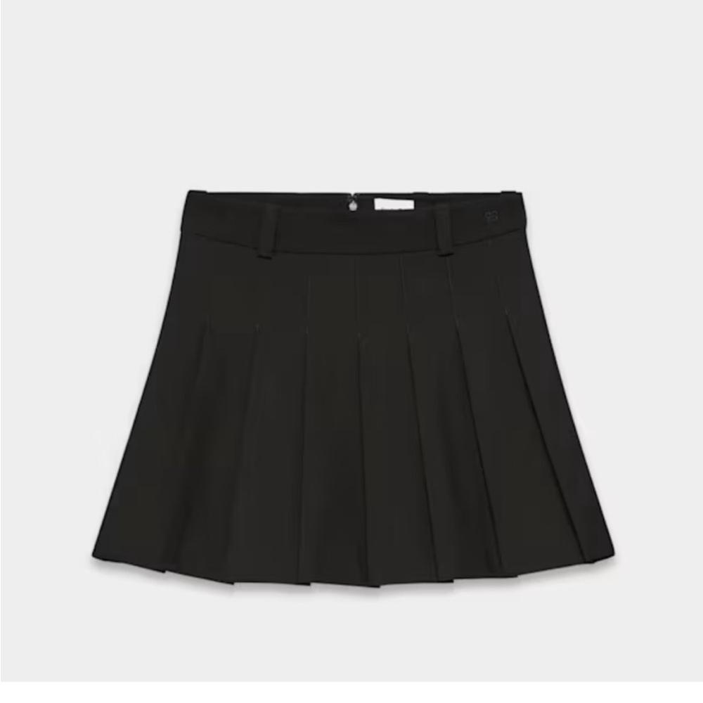 Aritzia pleated mini skirt